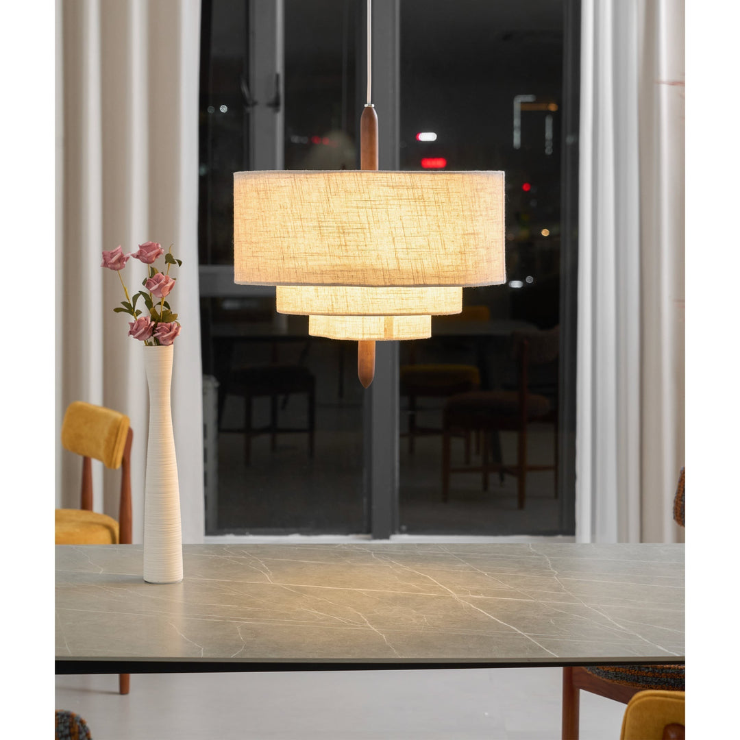 Altheus Suspension Tissu Premium Nordic Galet - Neutralighting