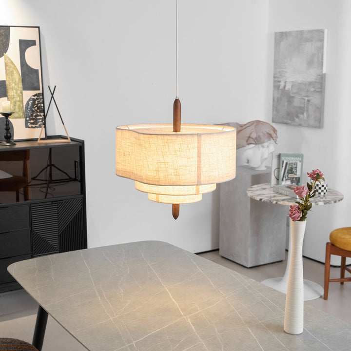 Altheus Suspension Tissu Premium Nordic Galet - Neutralighting