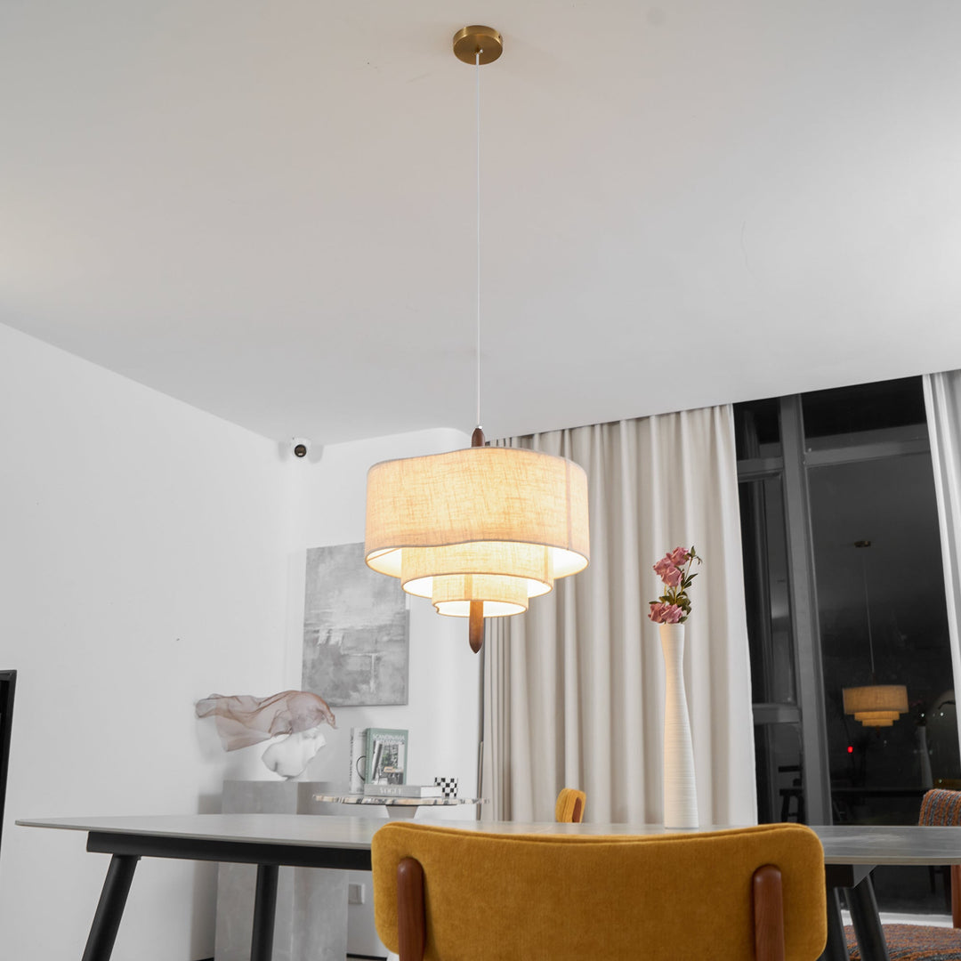 Altheus Suspension Tissu Premium Nordic Galet - Neutralighting