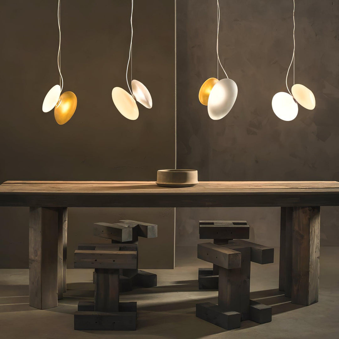 Eclipse Suspension en Verre Givré - Neutralighting