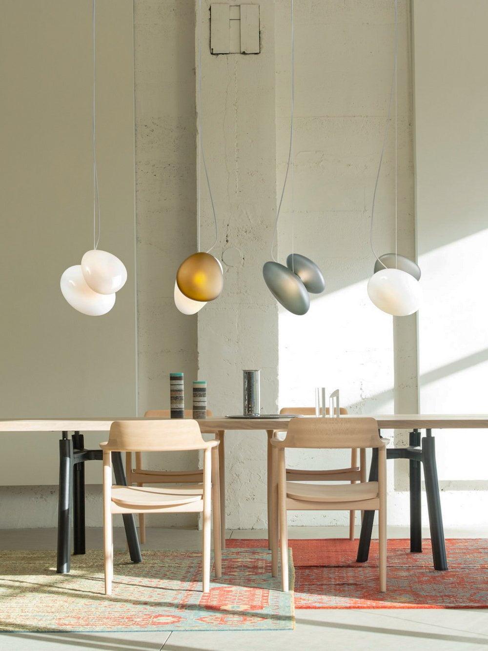 Eclipse Suspension en Verre Givré - Neutralighting