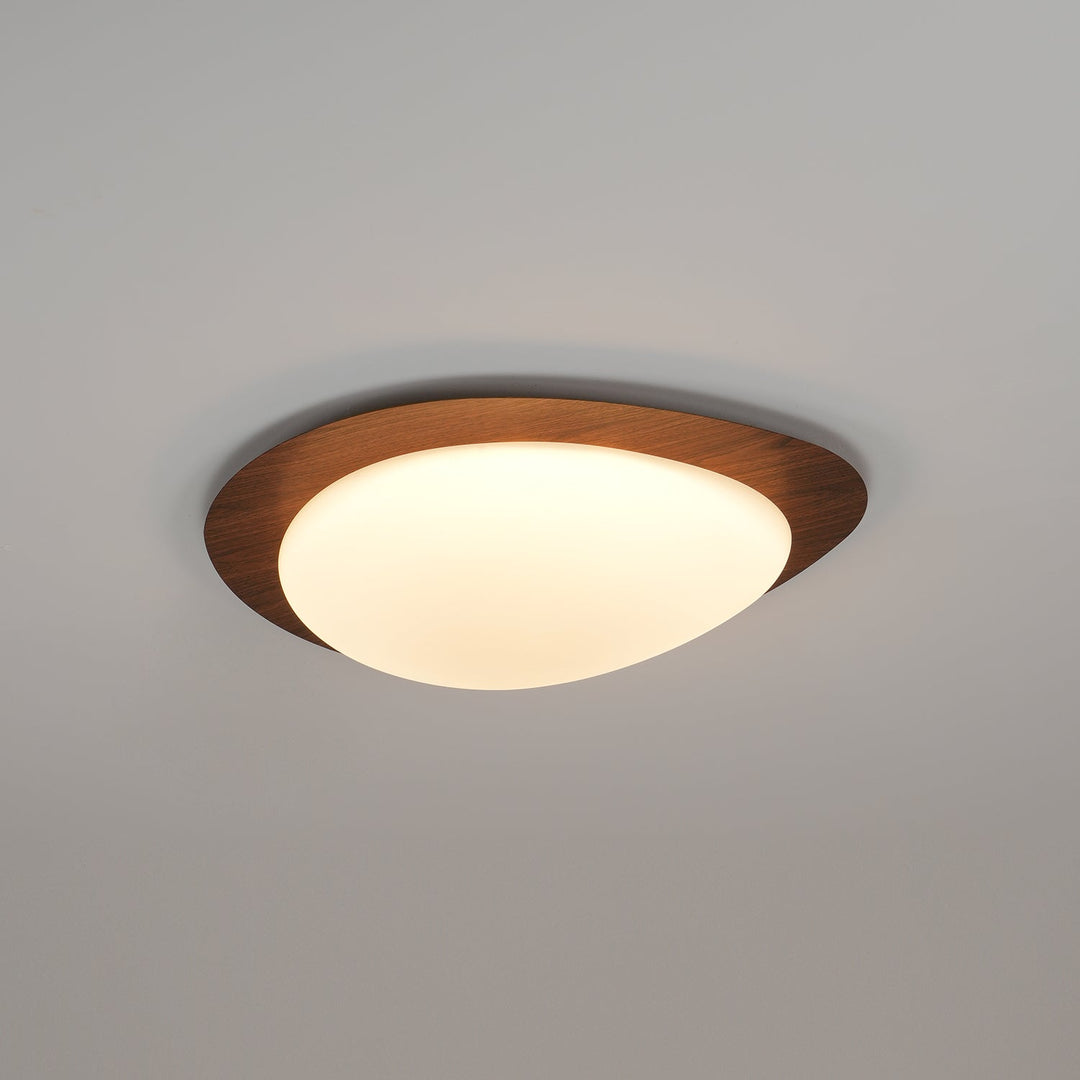 Quisti Plafonnier Galet Design Moderne Bois - Neutralighting