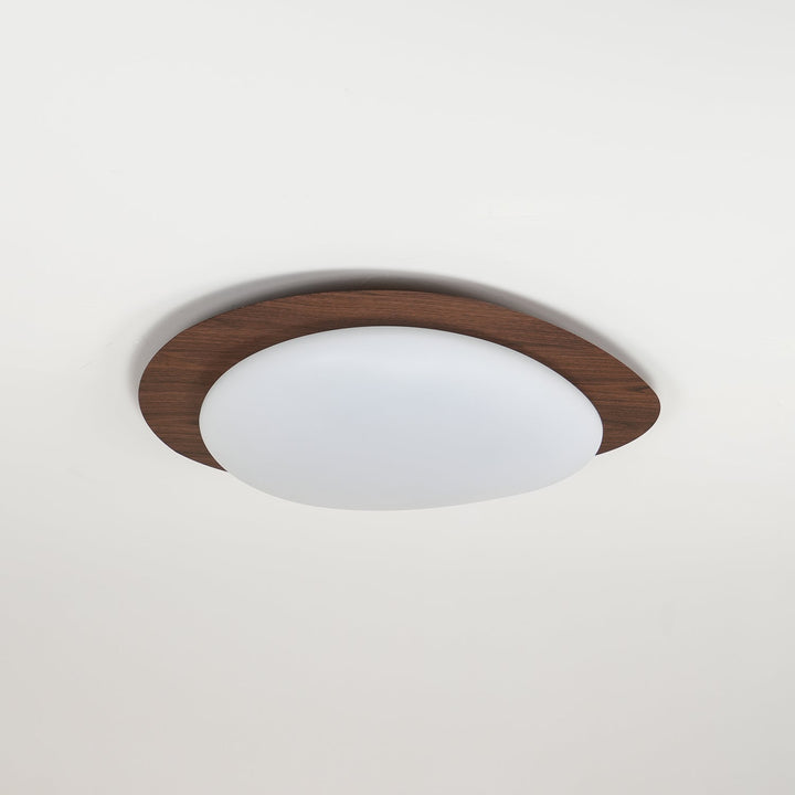 Quisti Plafonnier Galet Design Moderne Bois - Neutralighting