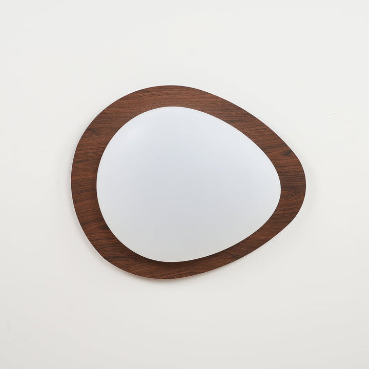 Solara Plafonnier Galet en Noyer Acrylique LED - Neutralighting