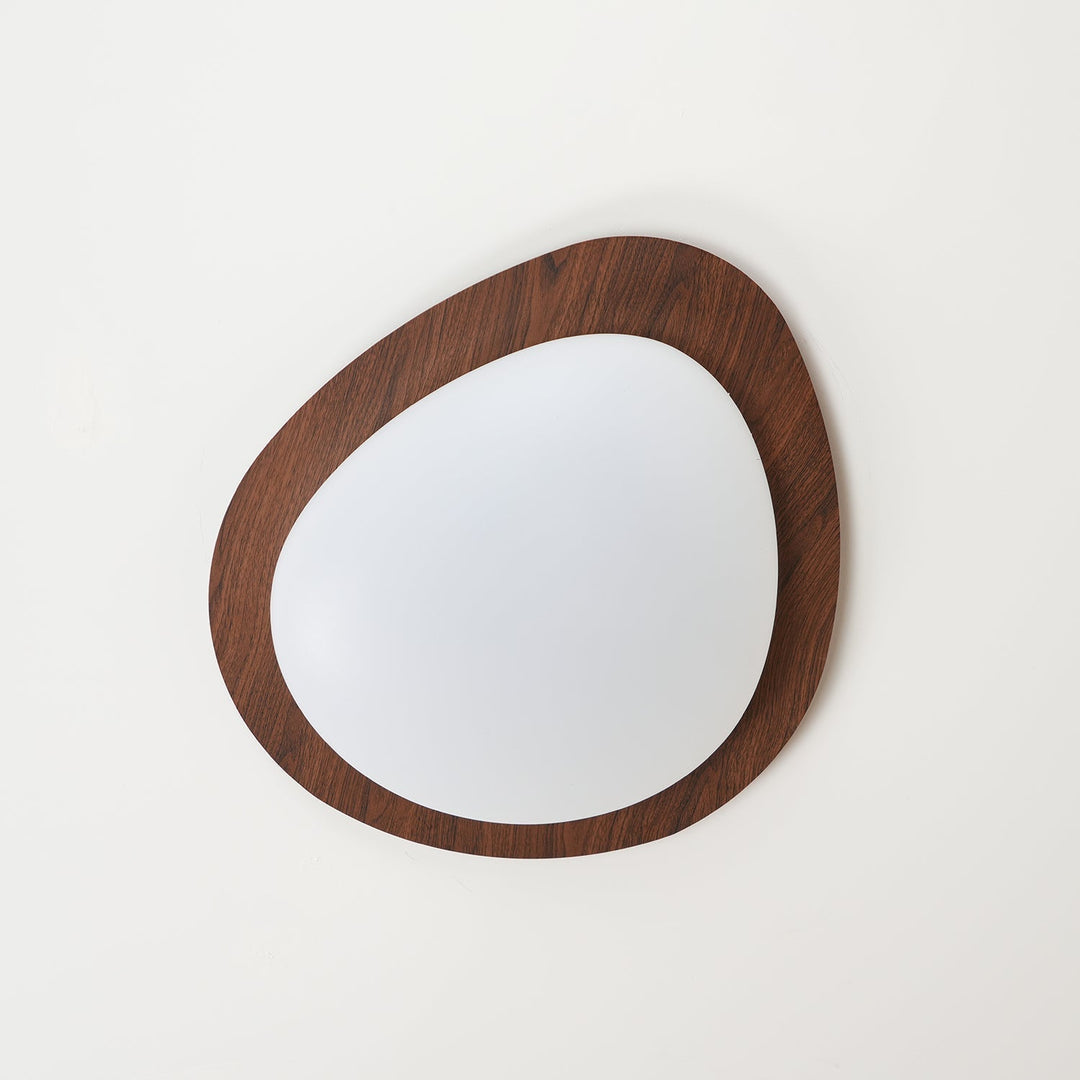 Solara Plafonnier Galet en Noyer Acrylique LED - Neutralighting