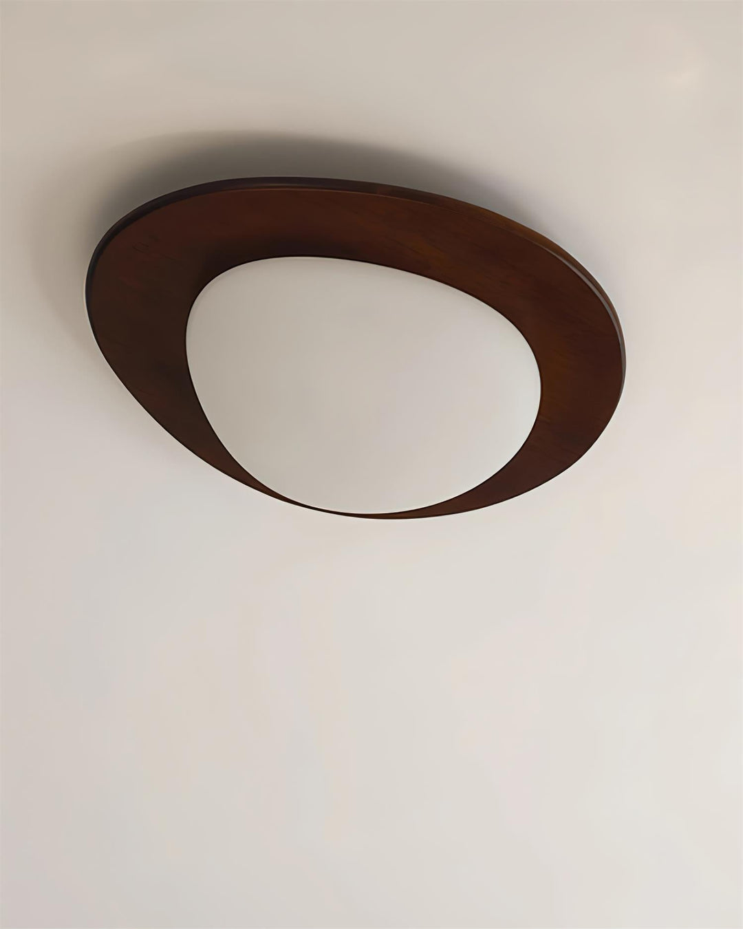 Lustra Ceiling Light Wooden Walnut Pebble - Neutralighting