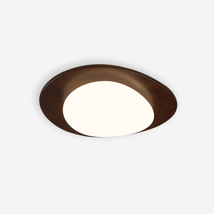Lustra Ceiling Light Wooden Walnut Pebble - Neutralighting