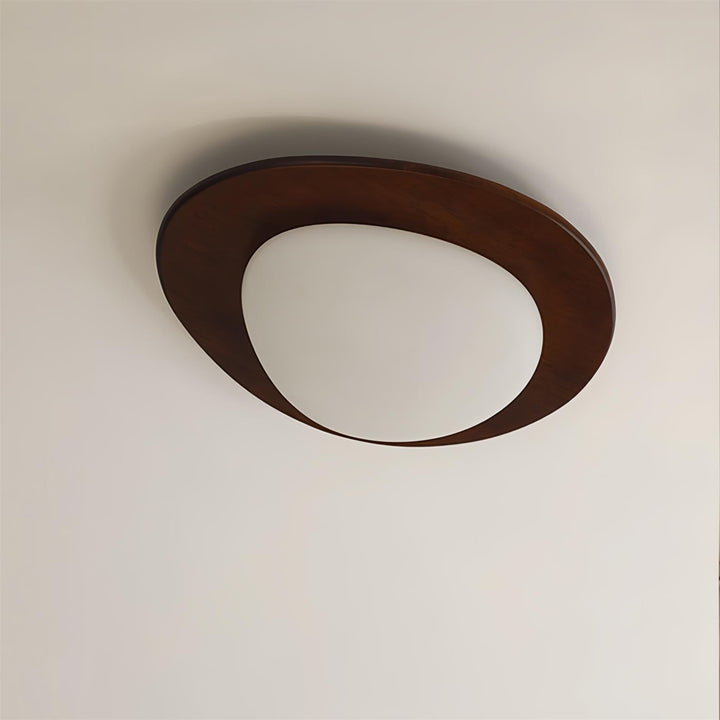 Lustra Ceiling Light Wooden Walnut Pebble - Neutralighting