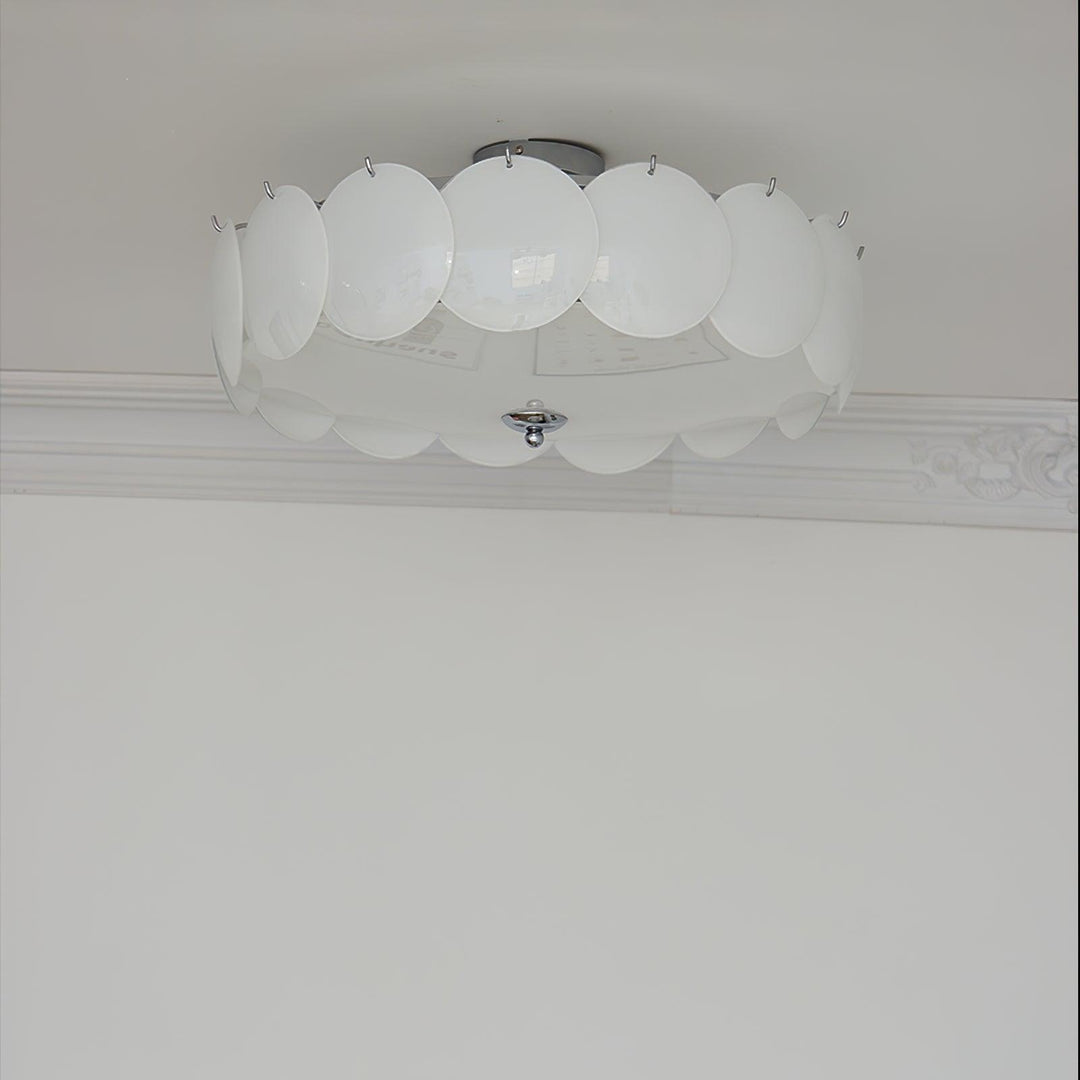 Meiho Plafonnier floral en coquilles nacrées - Neutralighting