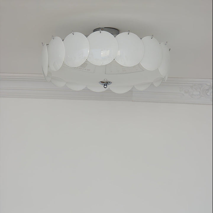 Meiho Plafonnier floral en coquilles nacrées - Neutralighting