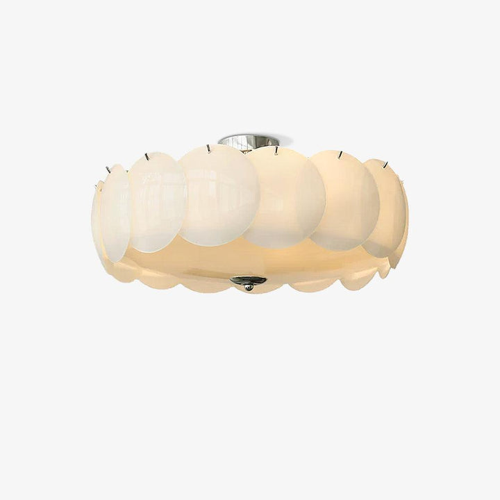 Solara Lumière de Plafond en Verre Ondulé Glamour - Neutralighting