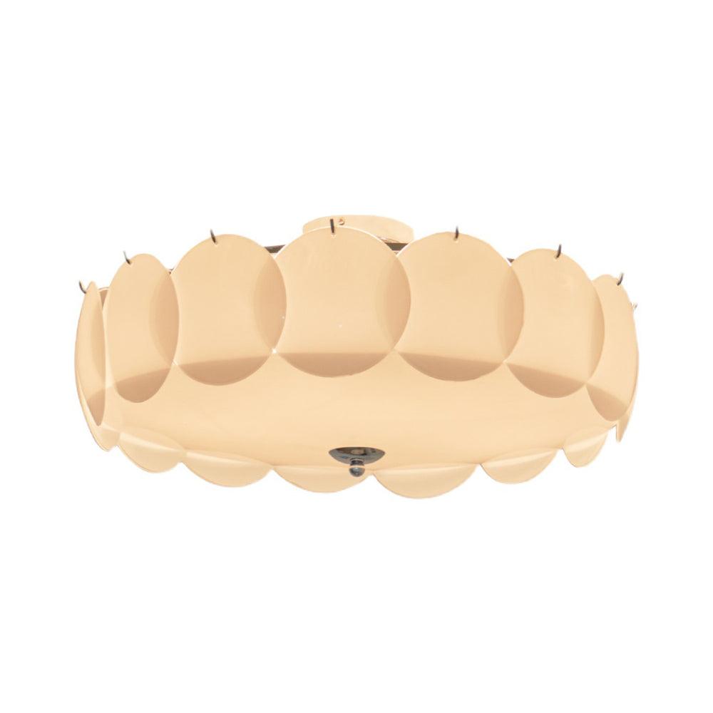 Solara Lumière de Plafond en Verre Ondulé Glamour - Neutralighting