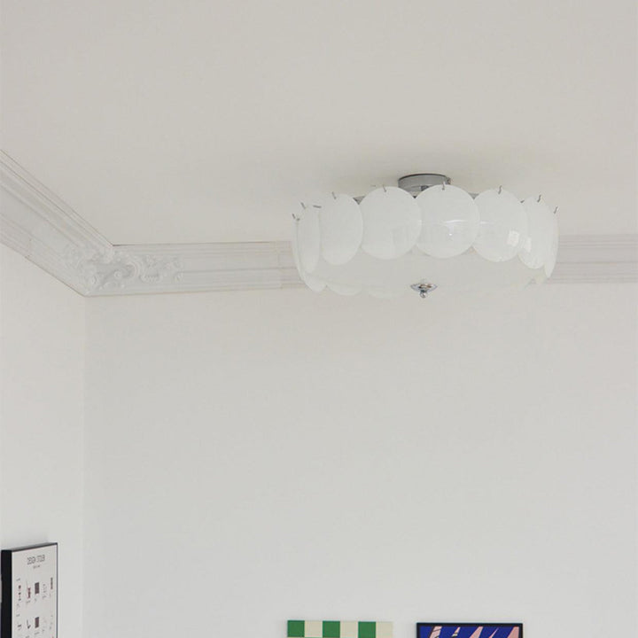 Meiho Plafonnier floral en coquilles nacrées - Neutralighting