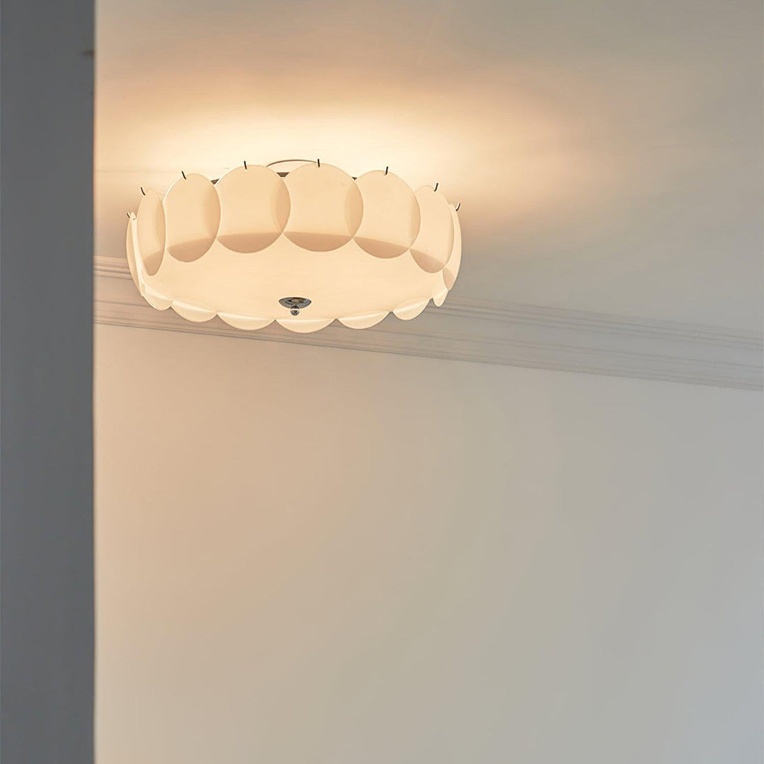 Meiho Plafonnier floral en coquilles nacrées - Neutralighting