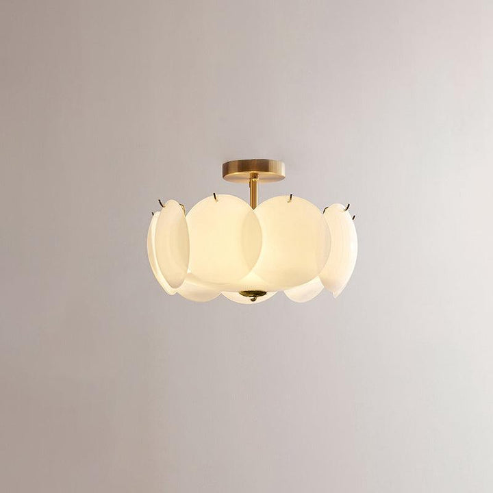 Meiho Plafonnier floral en coquilles nacrées - Neutralighting