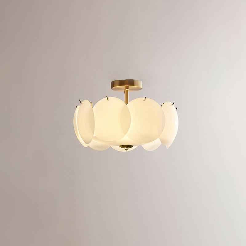 Solara Verre 40cm Blanc LED 15W