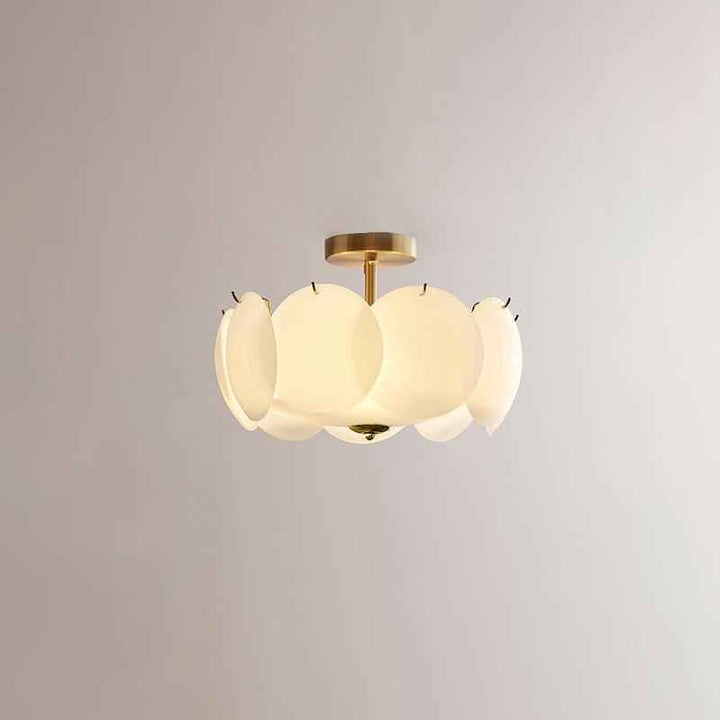Solara Verre 40cm Blanc LED 15W
