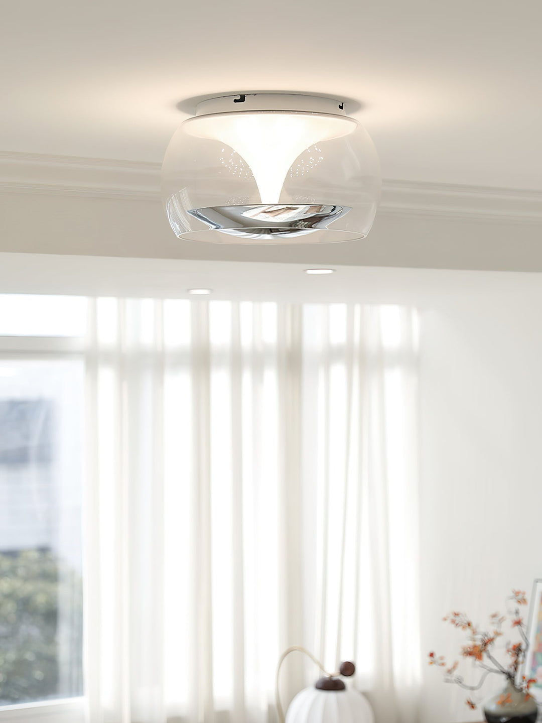 Eshair Nordic Art Pendule Verre Plafonnier Lumière - Neutralighting