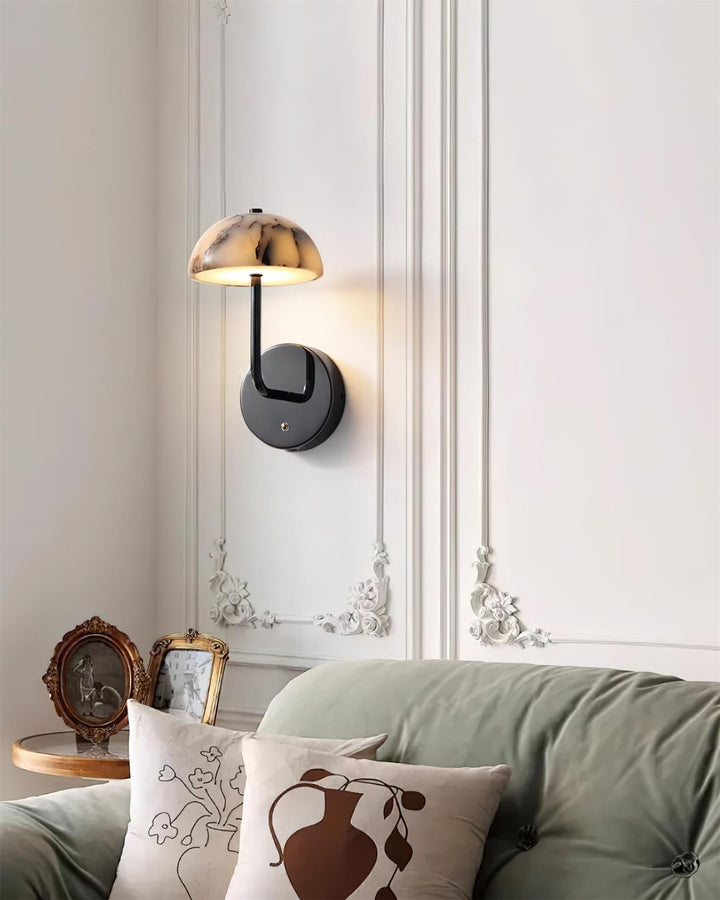 Penta Applique Murale Sculpturale en Pierre Élégante - Neutralighting