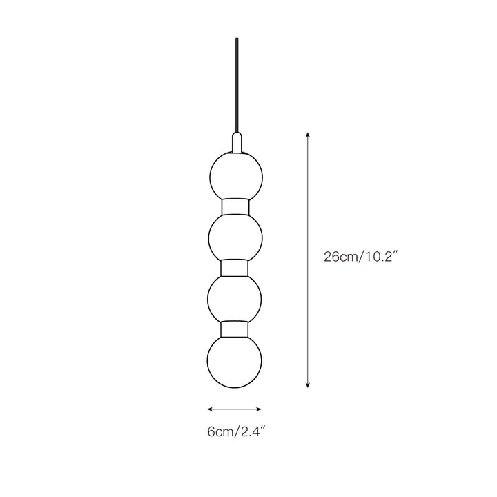 Ulshae Suspension Art Marbre Minimaliste Moderne - Neutralighting