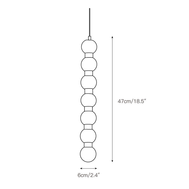Ulshae Suspension Art Marbre Minimaliste Moderne - Neutralighting