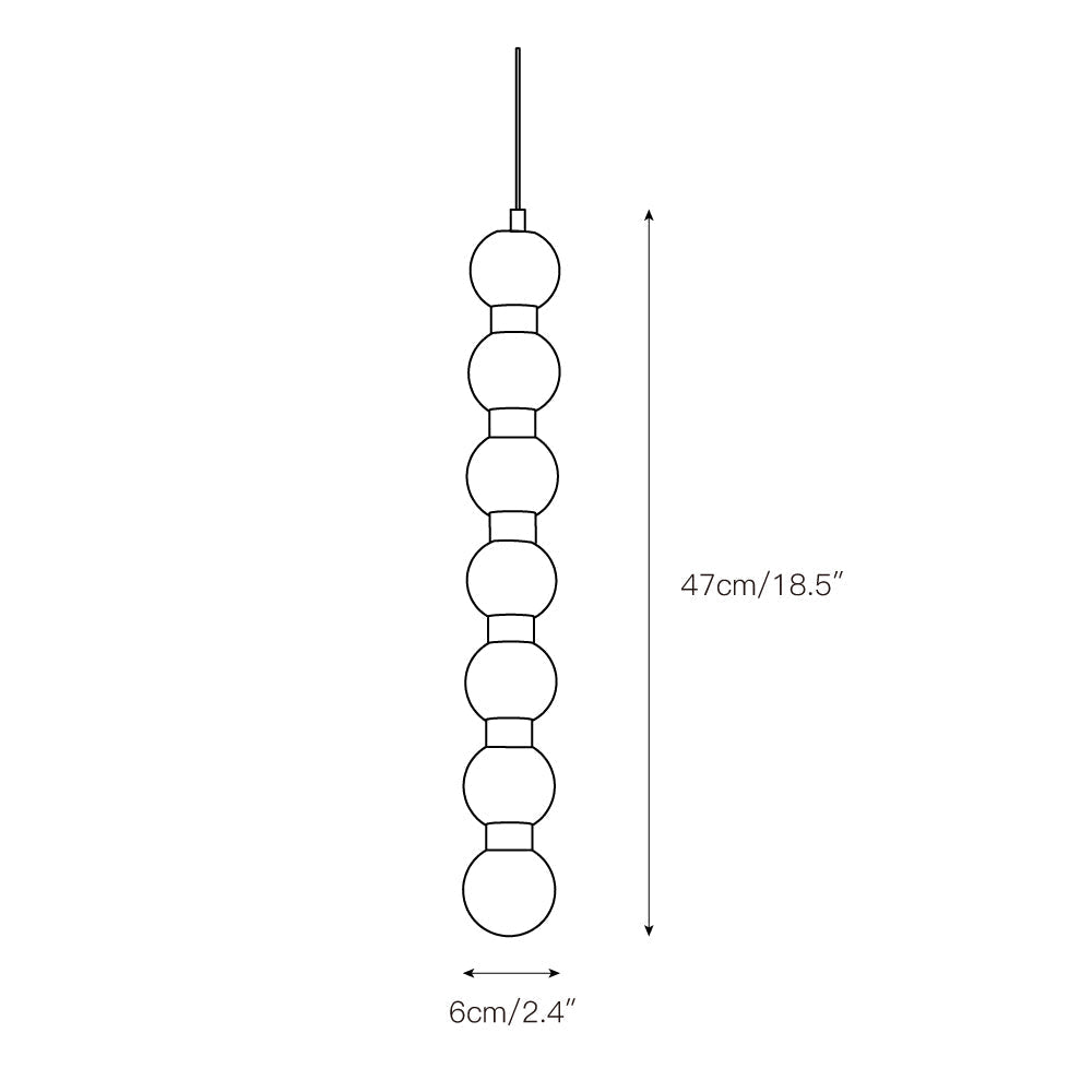 Ulshae Suspension Art Marbre Minimaliste Moderne - Neutralighting