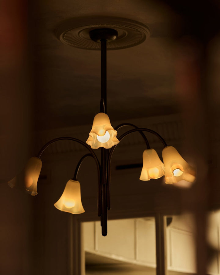 Aurora Lustre Floraison Pétale Verre Bras - Neutralighting