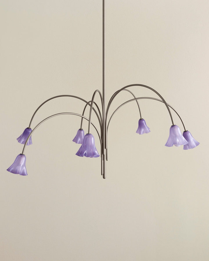 Aurora Lustre Floraison Pétale Verre Bras - Neutralighting