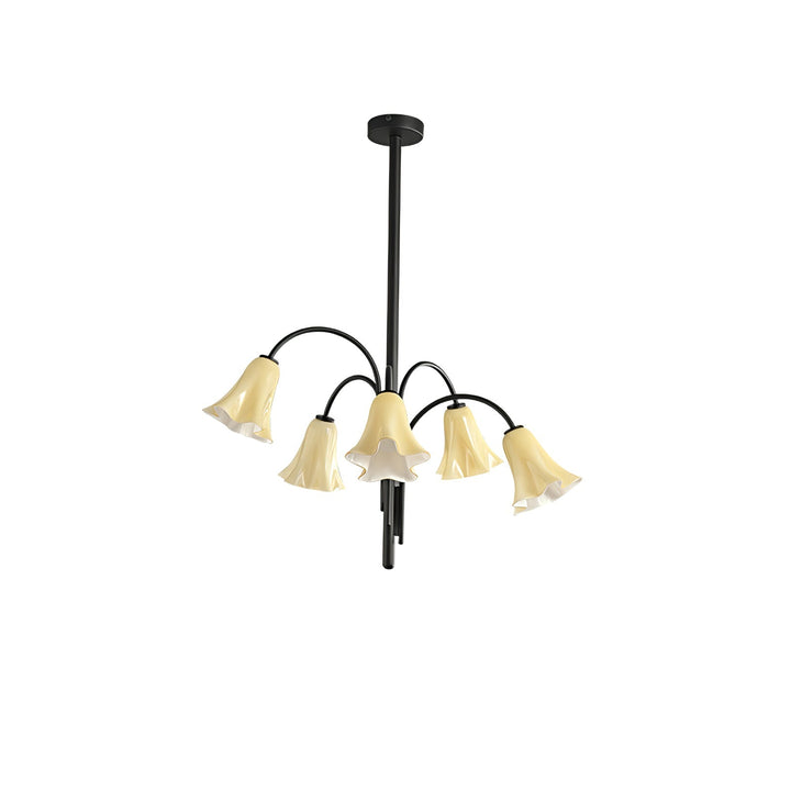 Aurora Lustre Floraison Pétale Verre Bras - Neutralighting