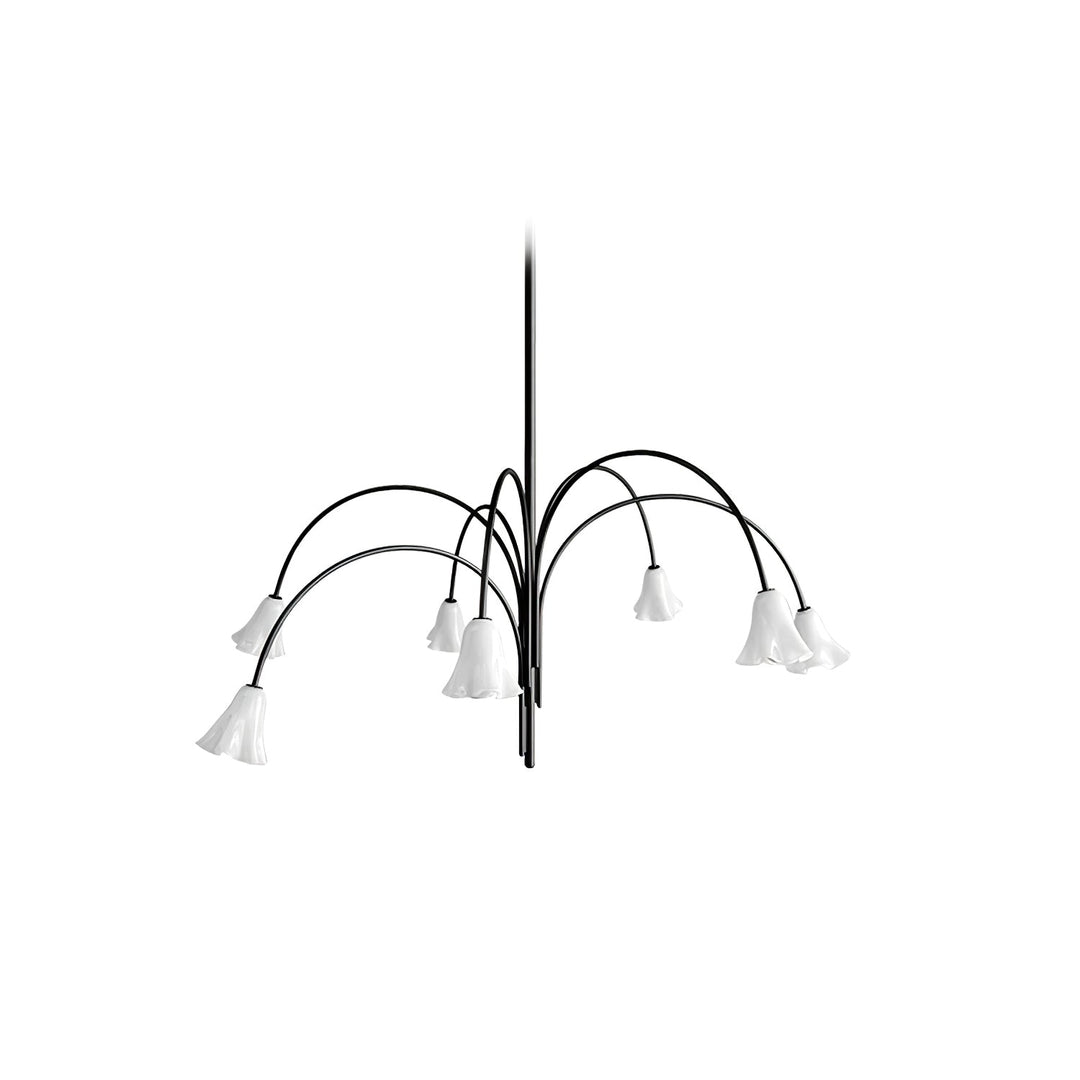Aurora Lustre Floraison Pétale Verre Bras - Neutralighting