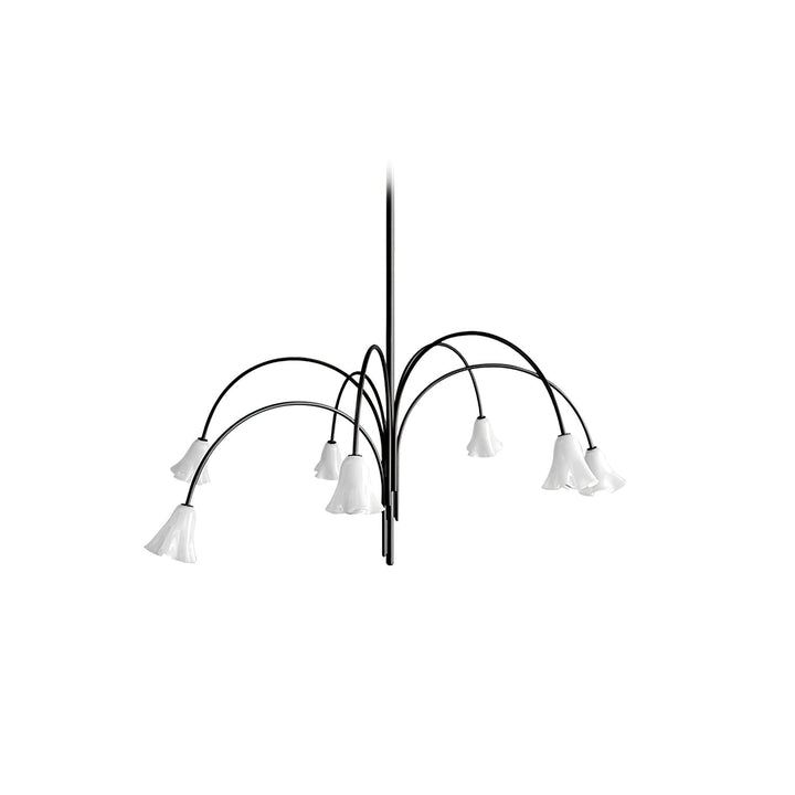 Aurora Lustre Floraison Pétale Verre Bras - Neutralighting