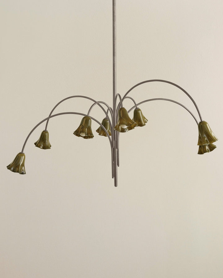 Aurora Lustre Floraison Pétale Verre Bras - Neutralighting