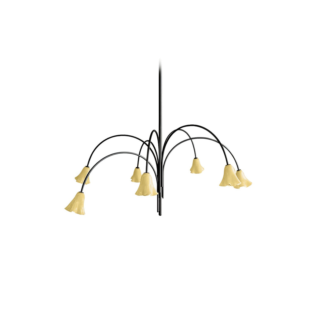 Aurora Lustre Floraison Pétale Verre Bras - Neutralighting
