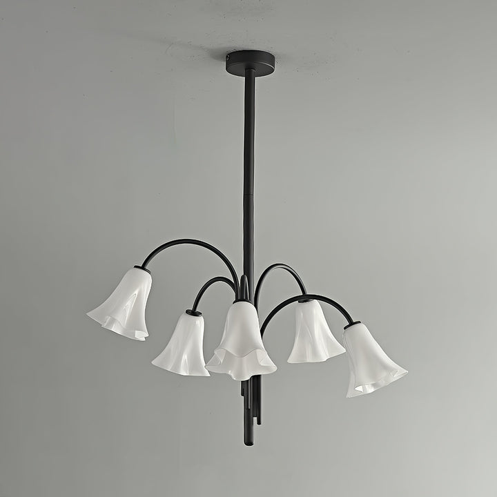 Aurora Lustre Floraison Pétale Verre Bras - Neutralighting