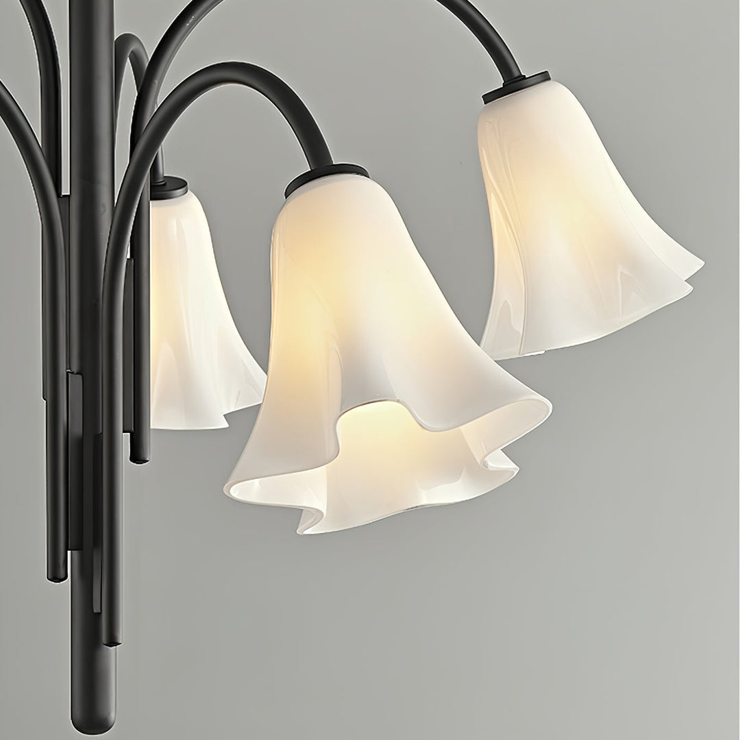 Aurora Lustre Floraison Pétale Verre Bras - Neutralighting