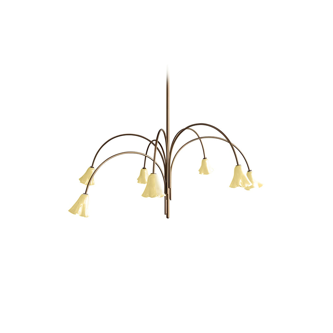 Aurora Lustre Floraison Pétale Verre Bras - Neutralighting