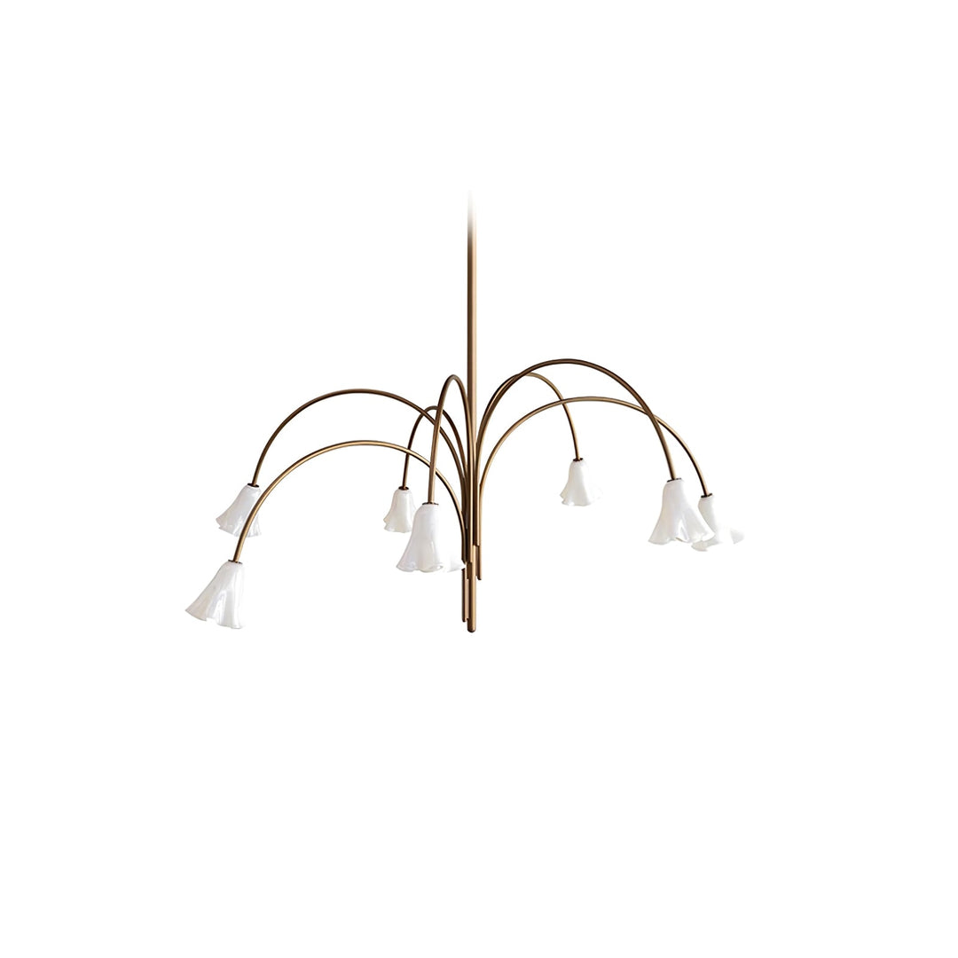 Aurora Lustre Floraison Pétale Verre Bras - Neutralighting