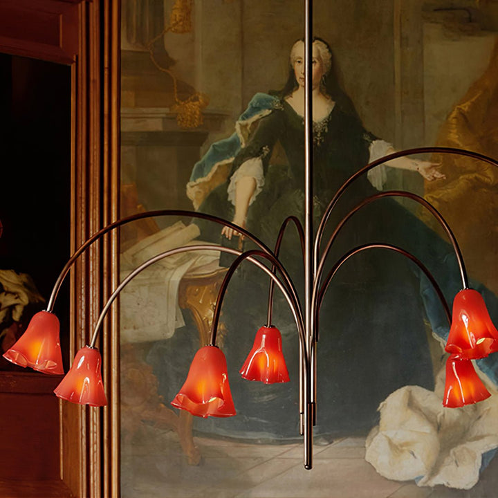 Aurora Lustre Floraison Pétale Verre Bras - Neutralighting