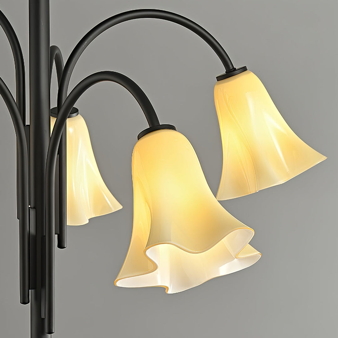 Aurora Lustre Floraison Pétale Verre Bras - Neutralighting