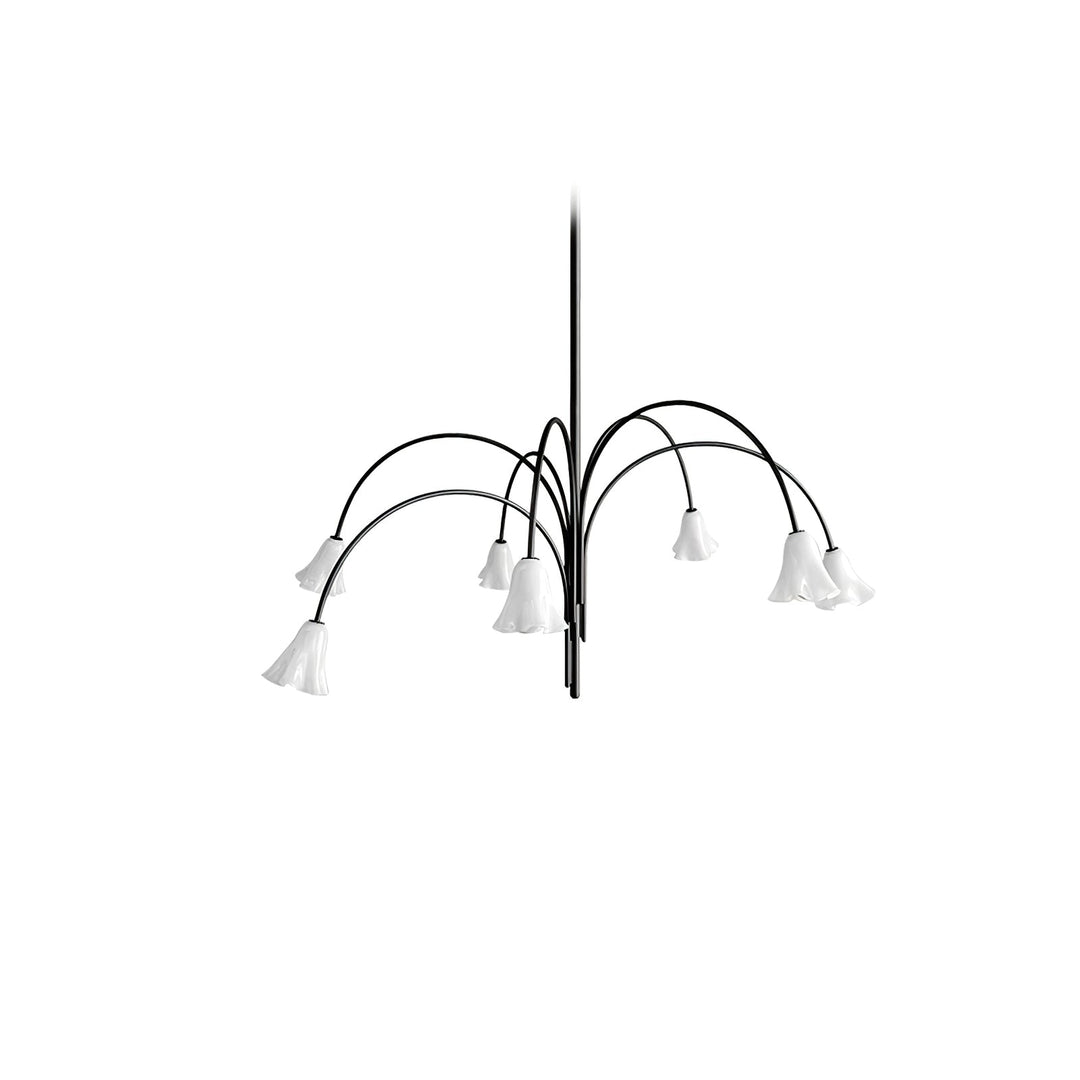 Aurora Lustre Floraison Pétale Verre Bras - Neutralighting