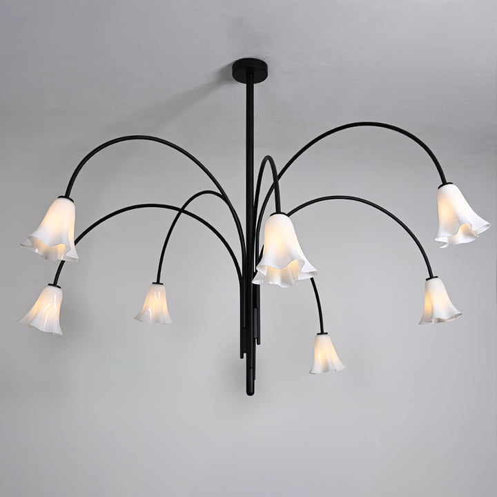 Aurora Lustre Floraison Pétale Verre Bras - Neutralighting