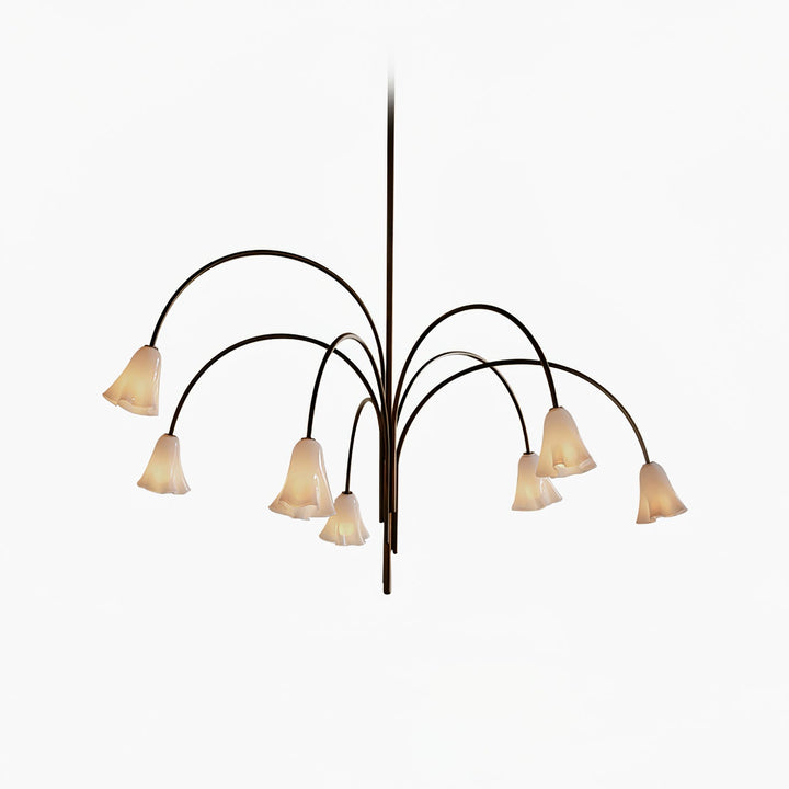 Aurora Lustre Floraison Pétale Verre Bras - Neutralighting