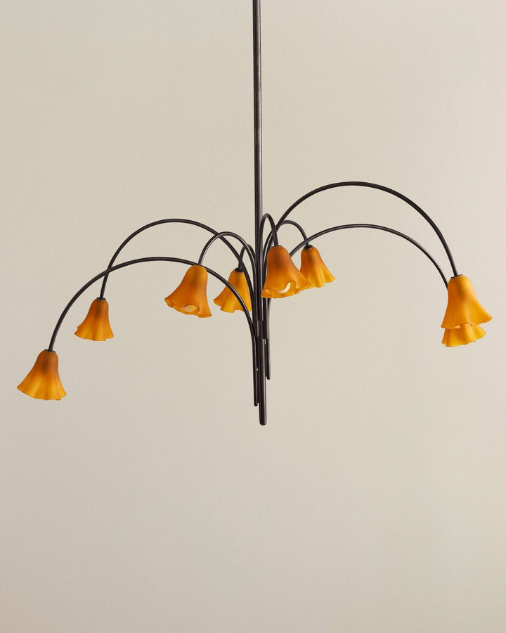 Aurora Lustre Floraison Pétale Verre Bras - Neutralighting
