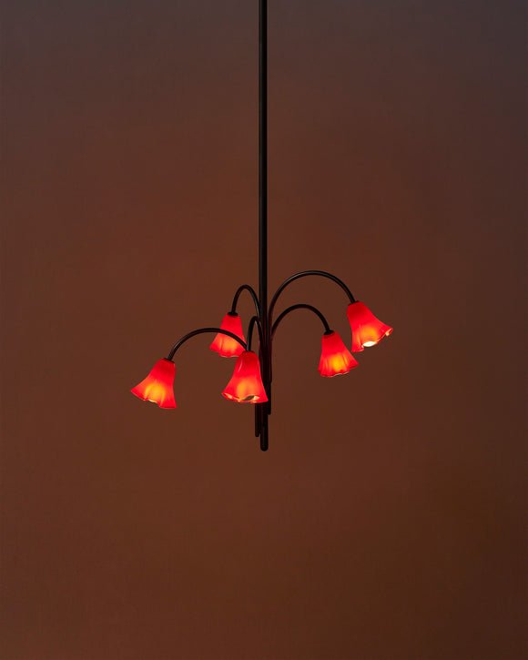 Aurora Lustre Floraison Pétale Verre Bras - Neutralighting