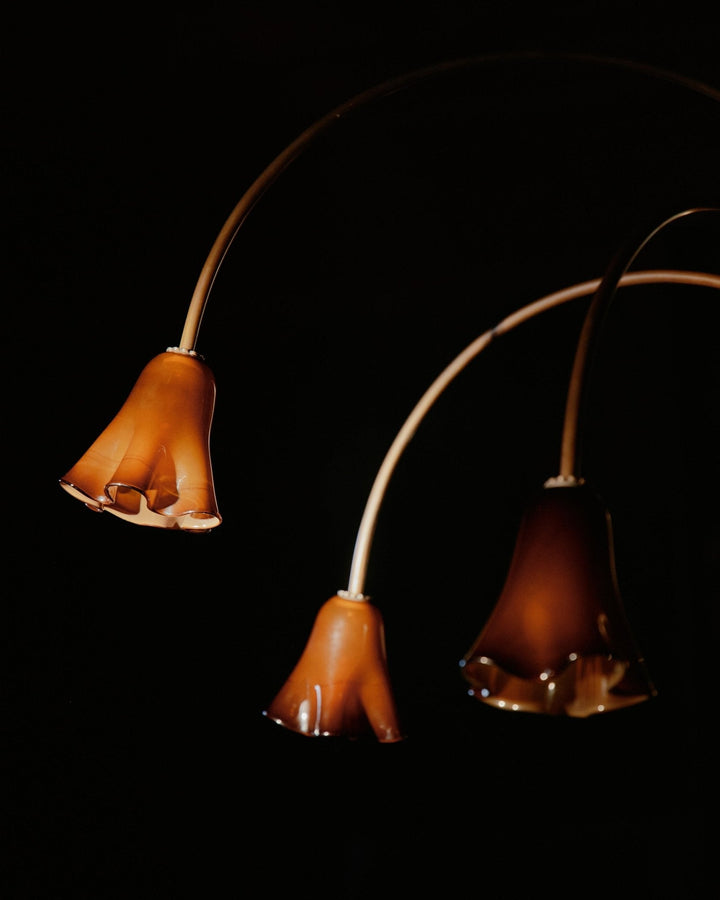 Aurora Lustre Floraison Pétale Verre Bras - Neutralighting