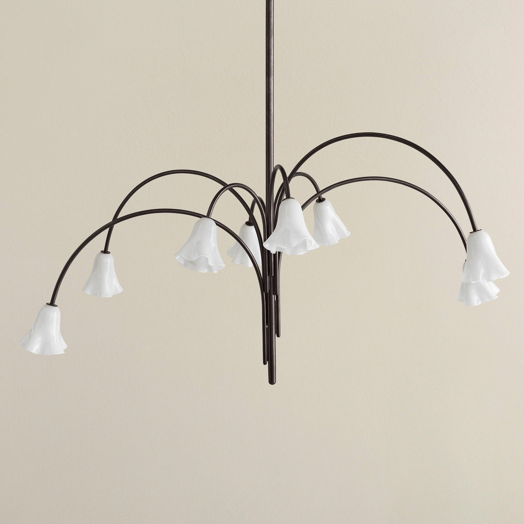 Aurora Lustre Floraison Pétale Verre Bras - Neutralighting