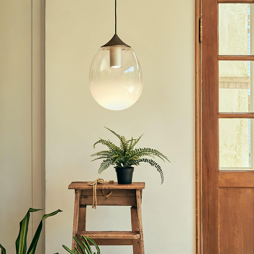 Ovoin Suspension Lampe Artistique en Verre - Neutralighting