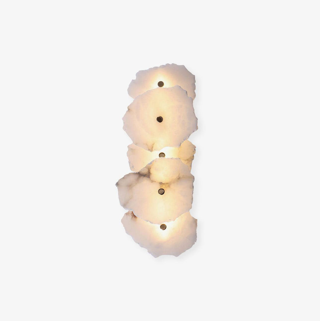 Alaeila Applique Murale en Albâtre avec Rameau Floral - Neutralighting