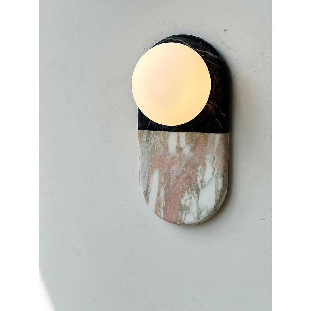 Alvynan Applique Murale Minimaliste En Marbre - Neutralighting