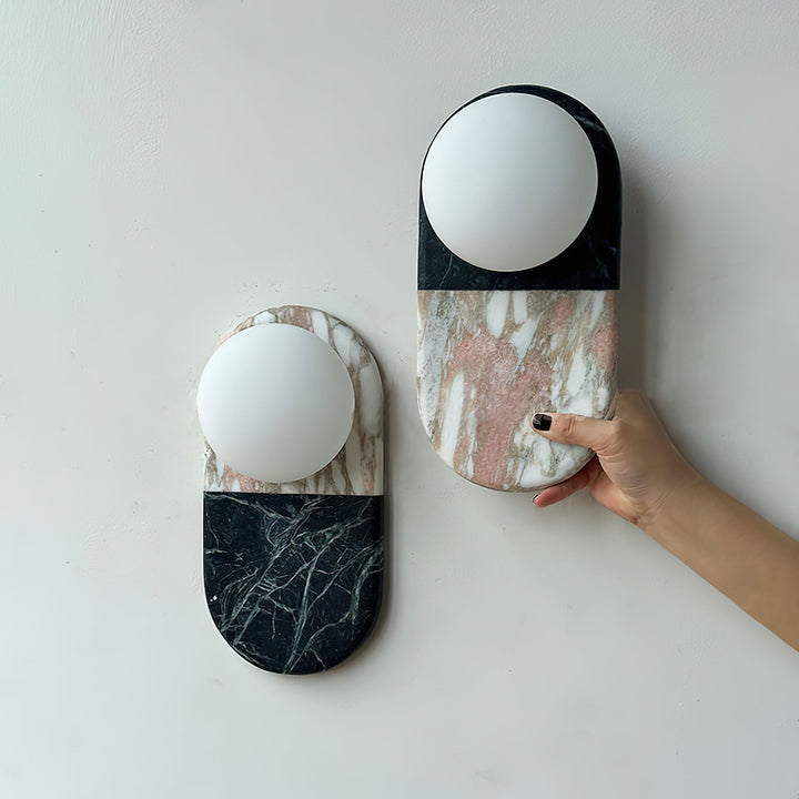 Alvynan Applique Murale Minimaliste En Marbre - Neutralighting
